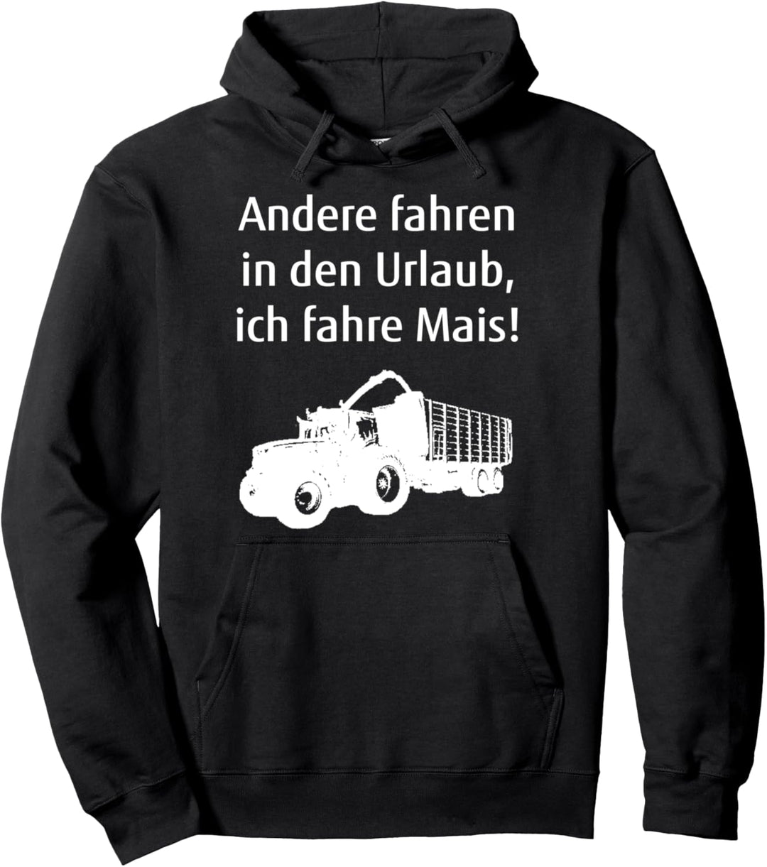 Mais fahren Landwirt Bauer Landwirtschaft Ernte Trecker Pullover Hoodie