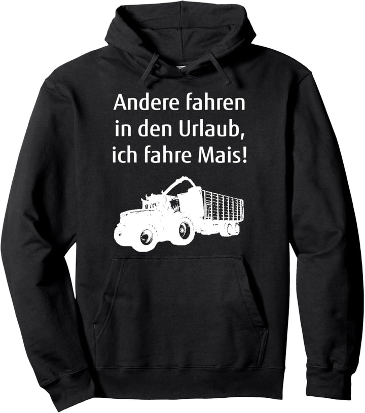 Mais fahren Landwirt Bauer Landwirtschaft Ernte Trecker Pullover Hoodie