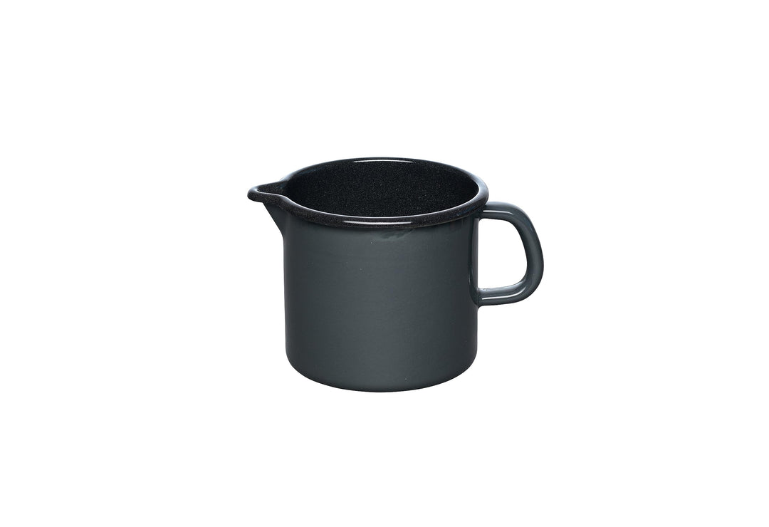 Riess, 0040-003, NOUVELLE PUR Design DARK GREY, Schnabeltopf, 12cm Durchmesser,Volumen 1L, LBH 18.7x