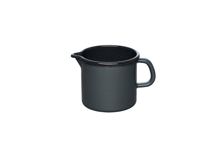 Riess, 0040-003, NOUVELLE PUR Design DARK GREY, Schnabeltopf, 12cm Durchmesser,Volumen 1L, LBH 18.7x