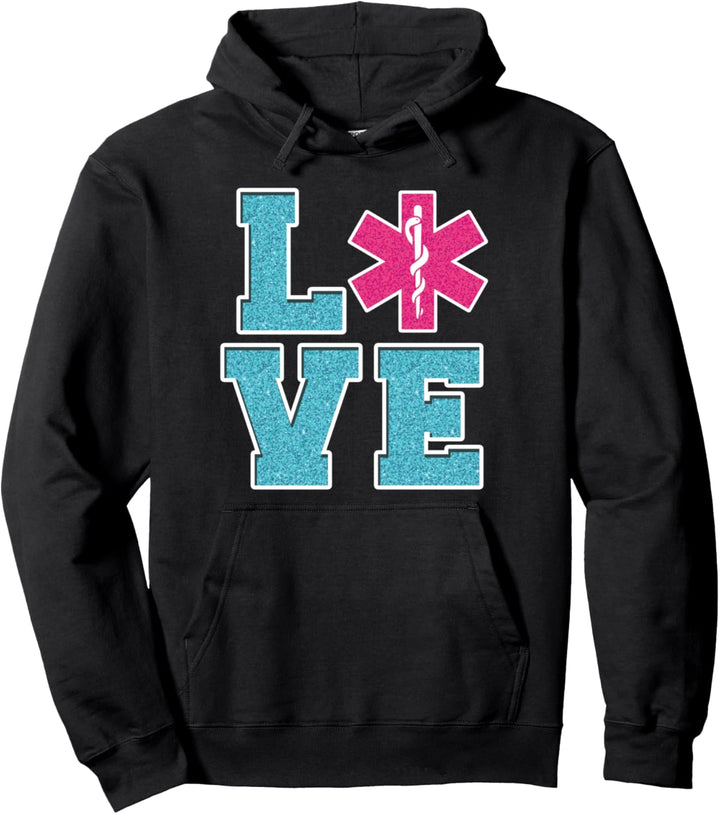 Notfallsanitäter Herzschlag Rettungsassistent Geschenk Pullover Hoodie