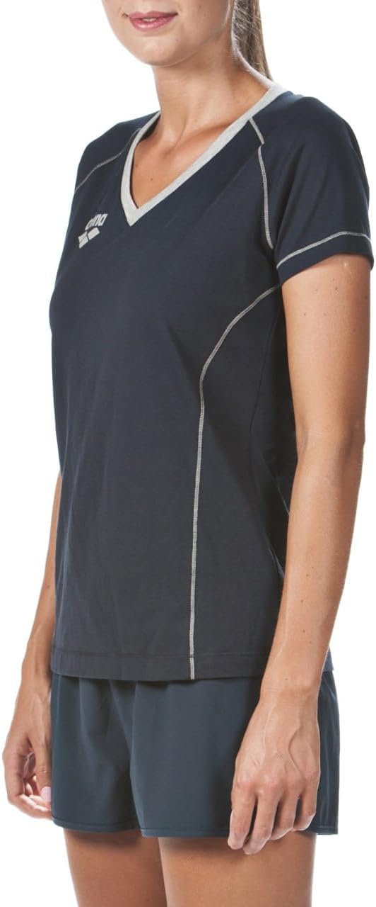 ARENA Unisex Women's Team Line Short Sleeve T-Shirt 62 Navy, 62 Navy