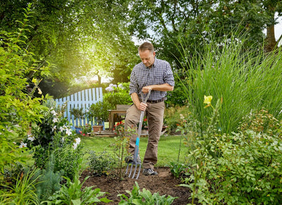 Gardena NatureLine Spatengabel: Grabegabel zum Umgraben und Auflockern, aus FSC-zertifiziertem Esche