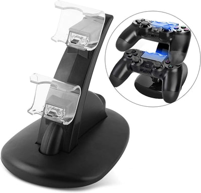 Demeras PS4-Controller-Ladeger?t USB-Dual-Ladeger?t Schnellladestation Ladestation Dock f¨¹r PS4-Con