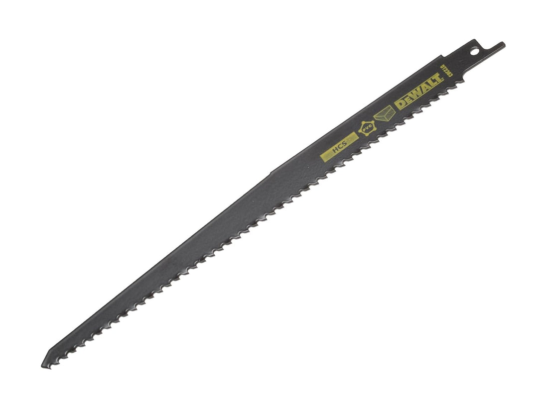 Dewalt HCS Säbelsägeblatt (für Holz, 305 mm Länge, 4,2 mm Zahnteilung, für feine, schnelle Schnitte