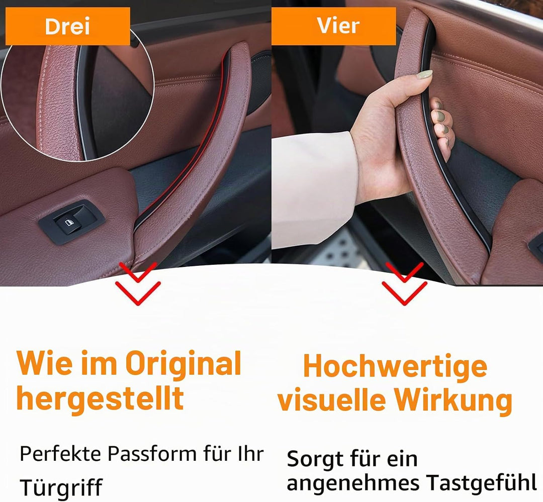 Altsbaos 3 PCS Kompatibel mit Türgriff bmw X5 E70 2008-2013,X6 E71/E72 2008-2014 Handgriffe links +