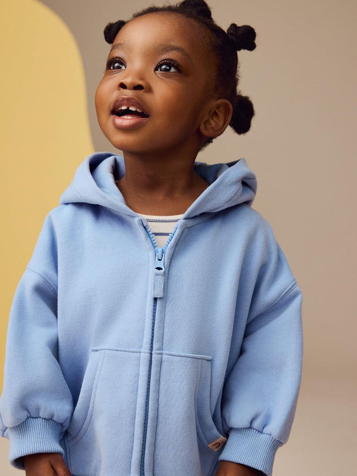NEXT Mädchen Standard Kapuzenjacke 104-110 Blau, 104-110 Blau