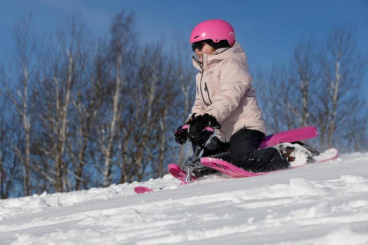STIGA Schlitten Snowracer Rennrodel Curve Lenkschlitten für Kinder ab 7 Jahre -