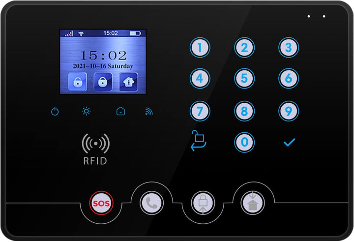 Wolf Guard W4Q-W03 WiFi + 4G Wireless Home Einbrecher Alarmanlage Kit Tuya Smartlife APP, mit Sirene