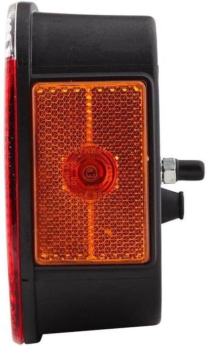 HELLA - Heckleuchte - Glühlampe - 12V - geschraubt/Anbau - Lichtscheibenfarbe: weiss/rot - Stecker:
