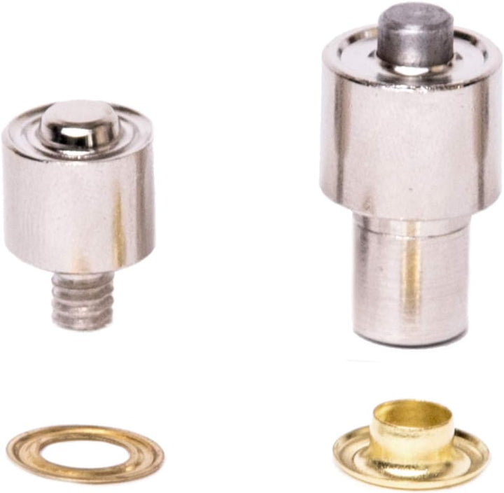 GETMORE Parts Werkzeug für Ösen, Ösenwerkzeug, Presswerkzeug, zweiteilig, für Ösenpresse, Handpresse