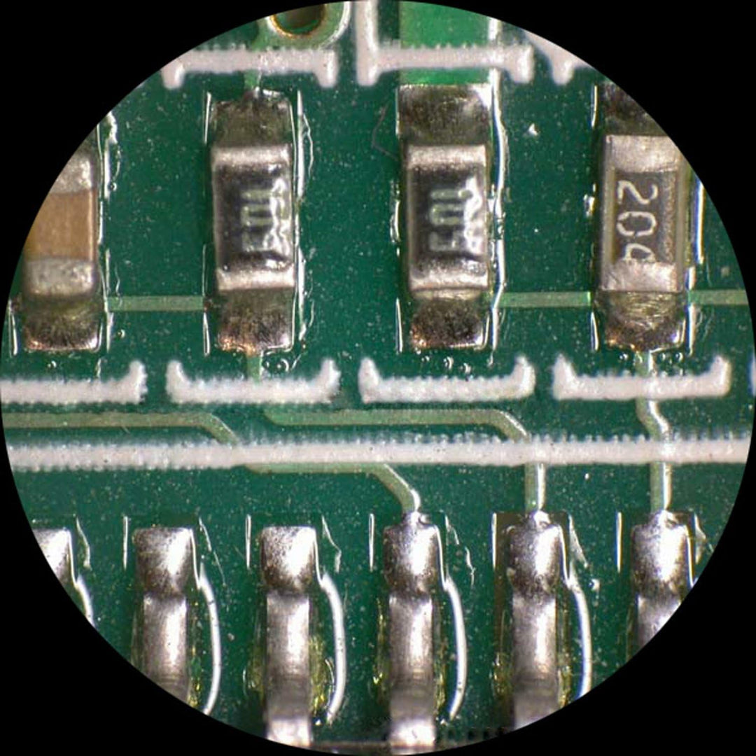 AmScope SM-3T-54S Boom Ständer Trinokulares Zoom Stereomikroskop mit 54 LED-Licht, 7X-45X, Weiss