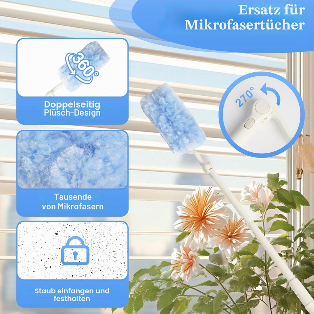 32 Stück für Swiffer Duster Staubmagnet Nachfüllpack Set, 360° für Swiffer staubmagnet nachfüllpack,