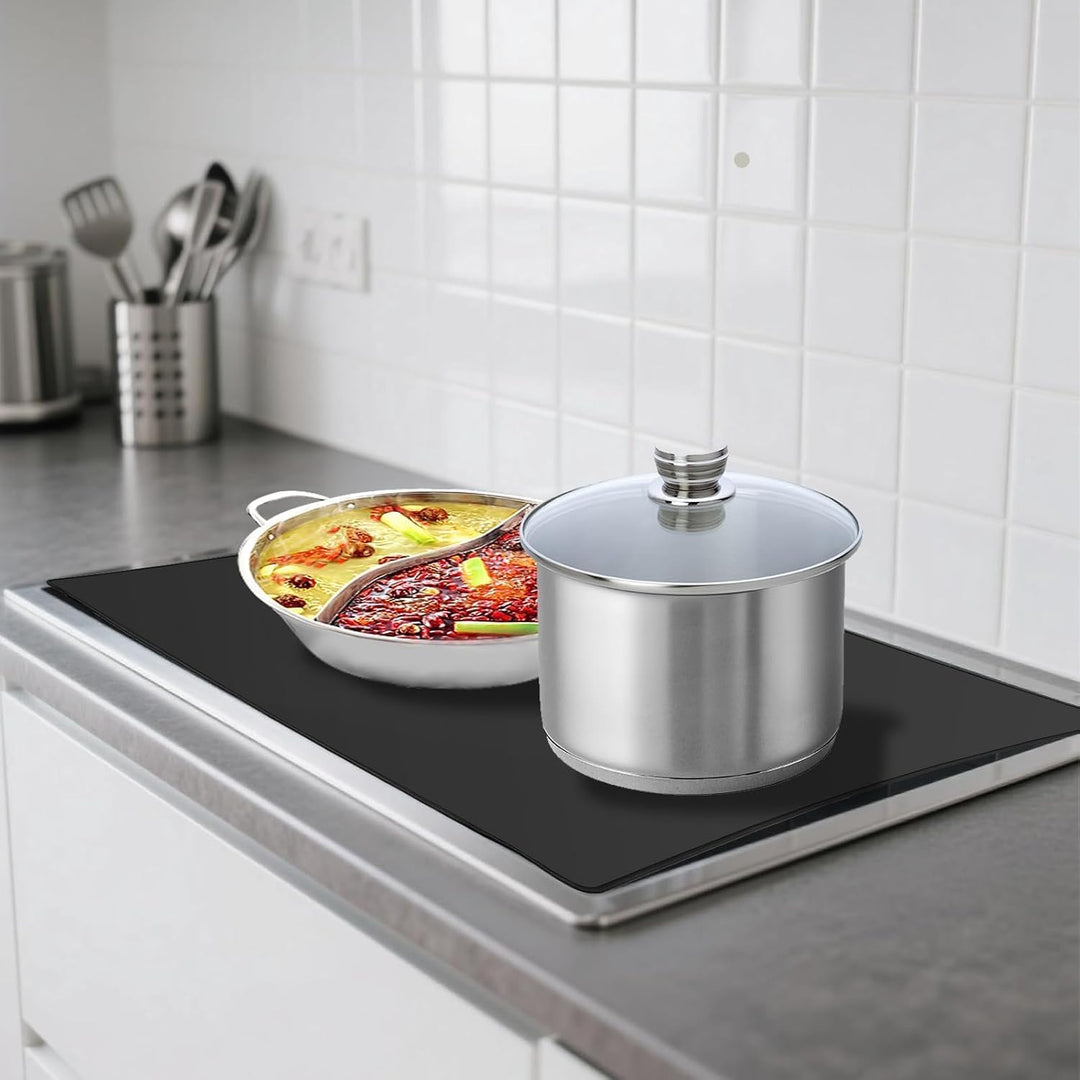 Induktionsschutzmatte 61.5 * 53cm,Induktionskochfeld Abdeckung,Herdabdeckplatte,Herdabdeckung Indukt