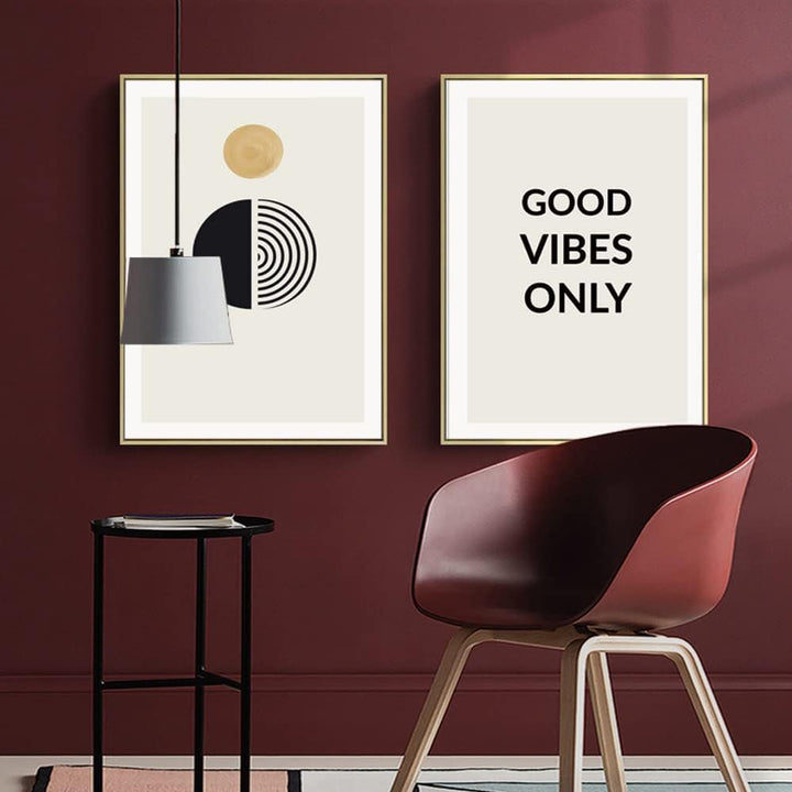 JNAOZI Leinwandbild Abstract Line Geometry Poster,Geometrisch Zeichnung Wandkunst,Modern Wanddeko Bi
