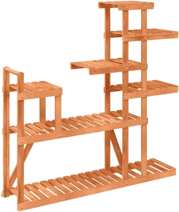 vidaXL Blumenständer, Pflanzenregal Holz, Blumenregal für Wohnzimmer Balkon Terrasse, Pflanzenstände