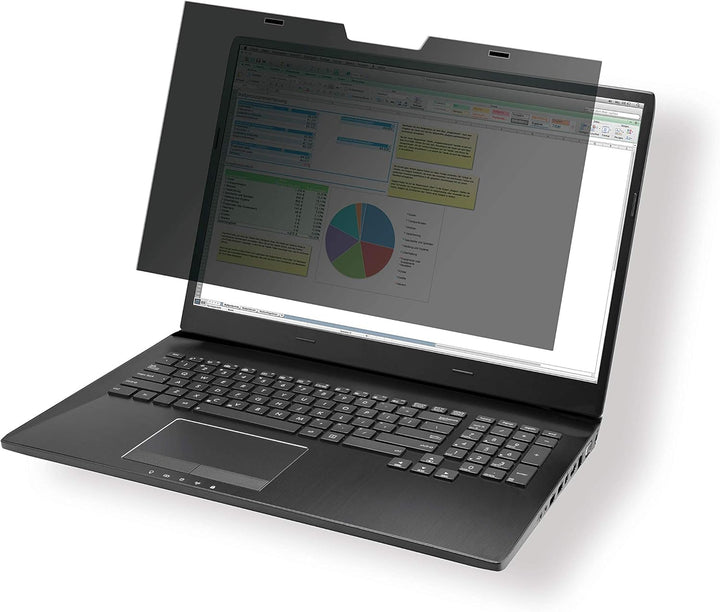 Durable Blickschutzfilter magnetisch für 13,3“ Zoll Bildschirme, inkl. Tasche und Reinigungstuch, an