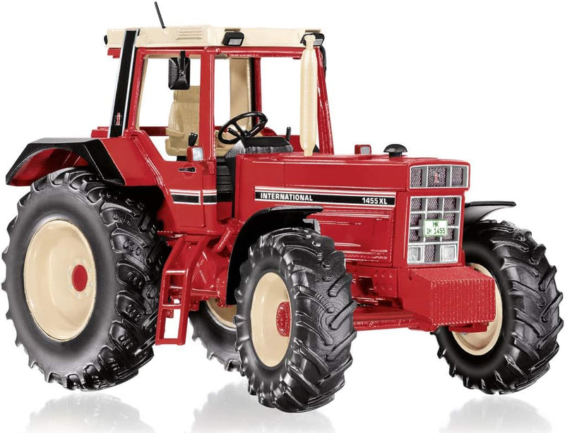 WIKING 077852 IHC 1455 XL Modelltraktor, 1:32, Metall/Kunststoff, Ab 14 Jahre, Auswechselbare Auspuf