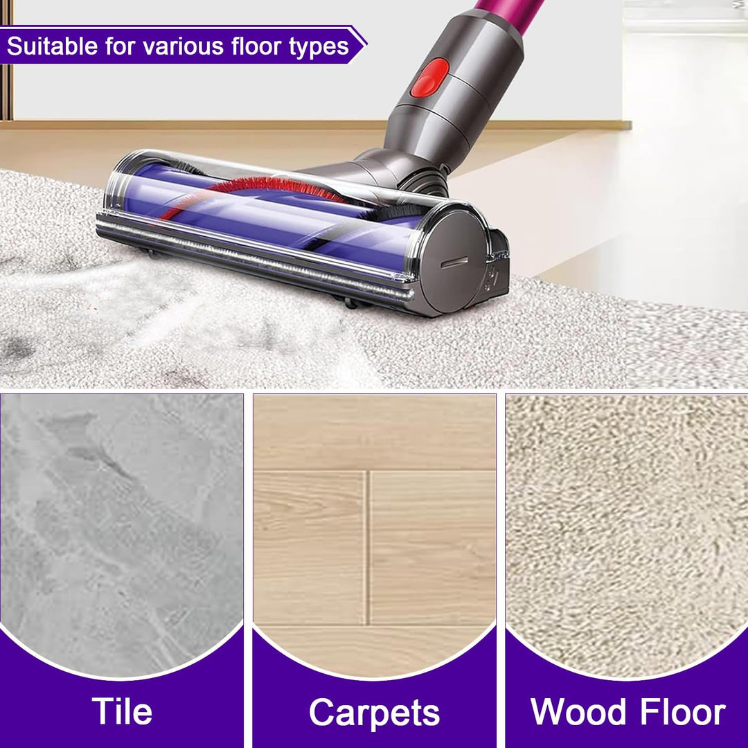Bürste kompatibel für Dyson V11 V15 V10 V7 V8 Staubsauger zubehör, Bodendüse Ersatzteile für Dyson V