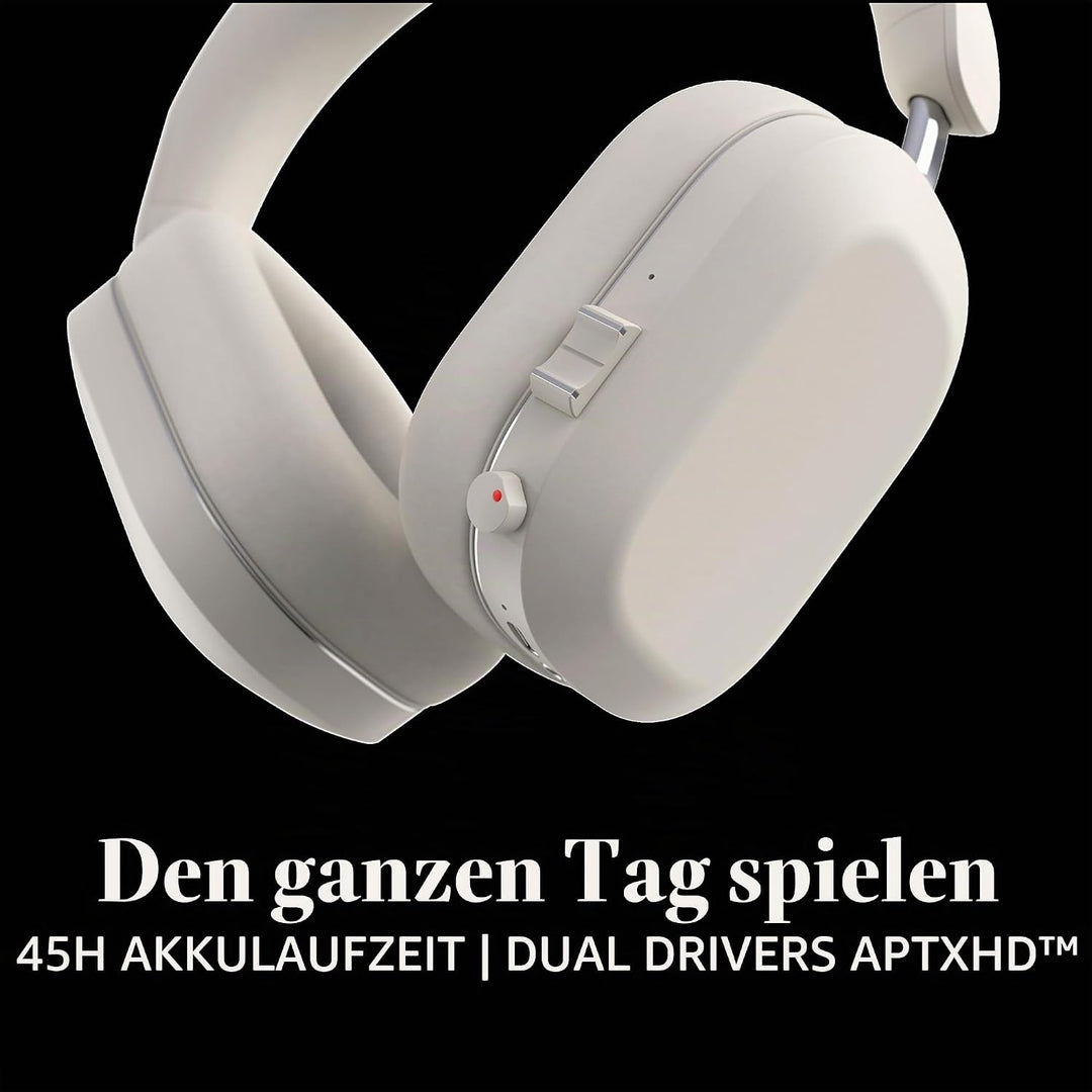 Defunc Mondo Over-Ears Wireless Headphones with Optional Cable - 45H of Active Play Time - Bluetooth