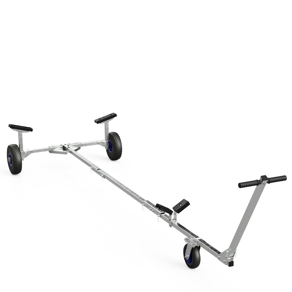 SUPROD Slipwagen Bootswagen Handtrailer faltbar Schlauchbootwagen TR260, PU, Ø 260 mm TR260-L (schwa