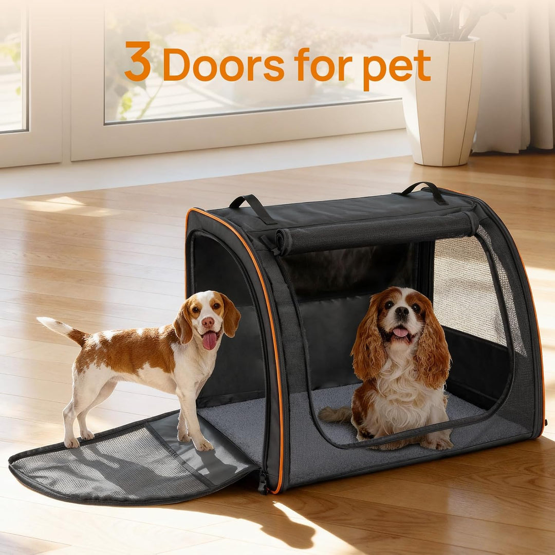 Hunde Autositz Faltbare Transportbox für Reise, Hundetragetasche Katzentragetasche Pet Carrier Trans