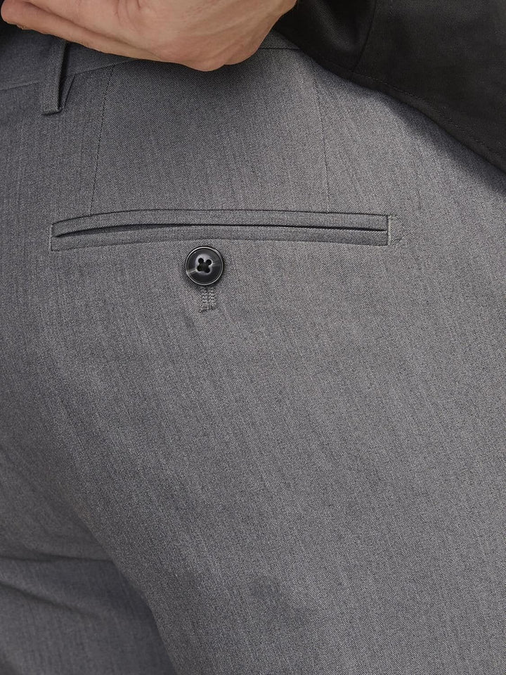 JACK & JONES Herren Jprfranco Pant Noos Anzughose 50 Light Grey Melange, 50 Light Grey Melange