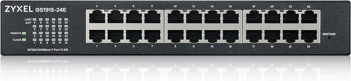 Zyxel 24-Port Gigabit Cloud-Based Switch | 24-Port GbE Smart hybrid Mode Switch | Standalone or Nebu