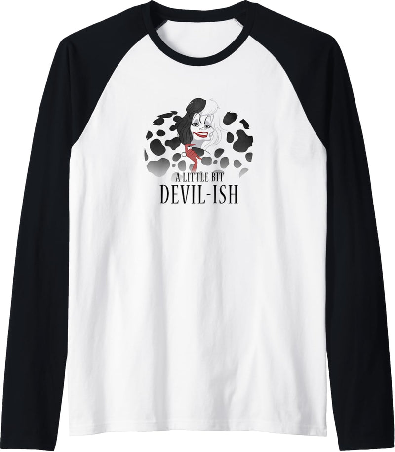 Disney Dalmatians Cruella A Little Bit Raglan