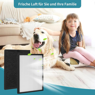 Ersatz HEPA-Filter für Philips Luftreiniger AC2882 AC2887 AC2889 & AC3829 HEPA-Filter und Aktivkohle