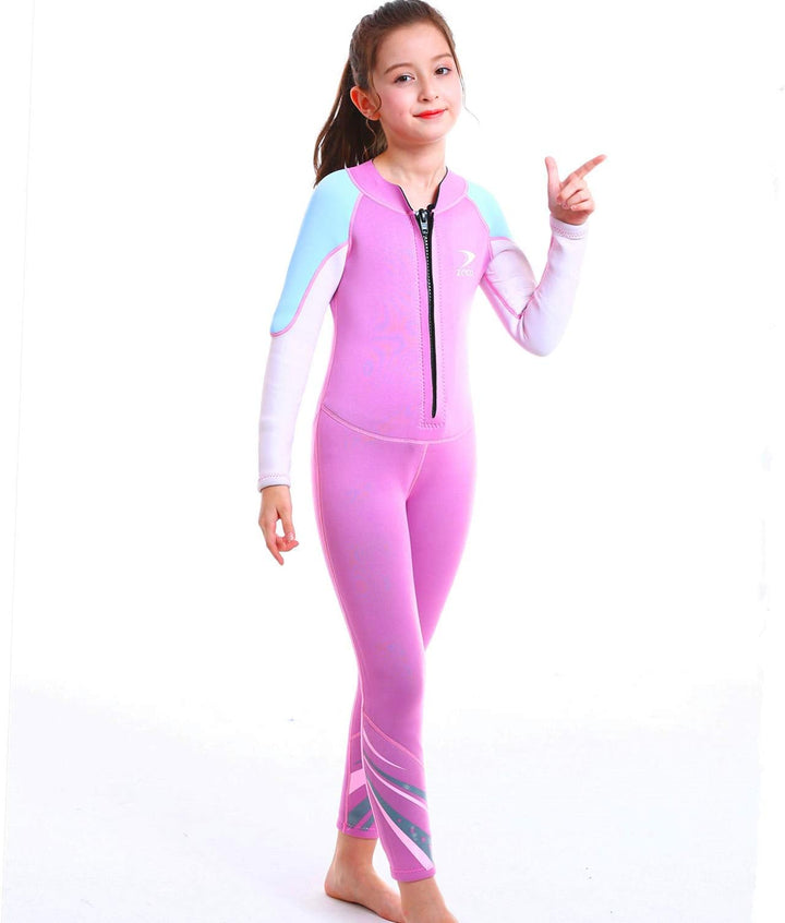 ZCCO Kids Neoprenanzug, 2,5 mm Neopren-Thermo-Badeanzug, Jugend-Badeanzug für Jungen und Mädchen Wär