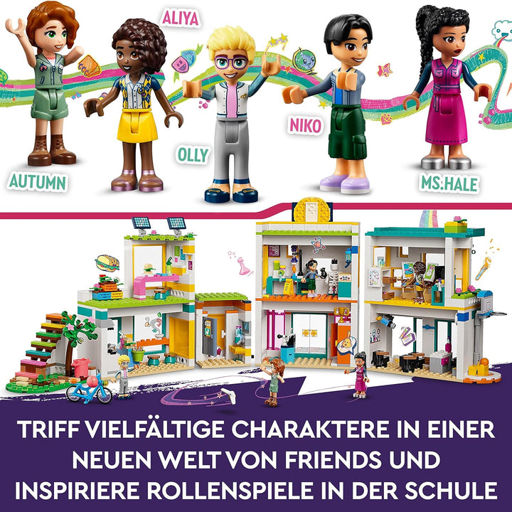 LEGO 41731 Friends Internationale Schule, Modular Building Spielzeug zum Bauen für Mädchen und Junge