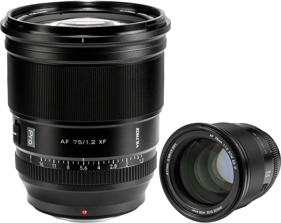 VILTROX 75mm f/1.2 XF Prime APS-C Objektiv für Fuji X Mount x-A7 X-T30 X-T4 X-E4 X-Pro3 X-T200 X-H2S