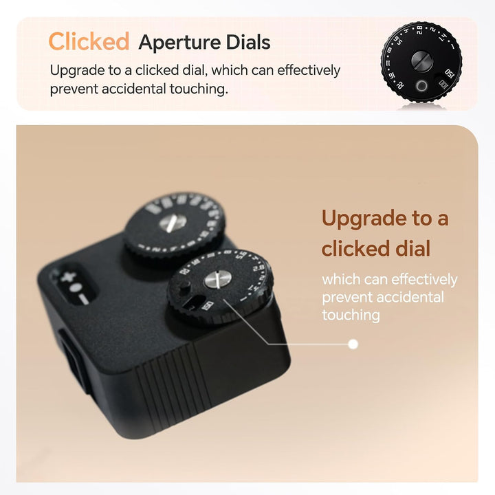 TTArtisan Upgrade Light Meter II Generation Zwei Scheiben Belichtungsmesser für die Fotografie mit C