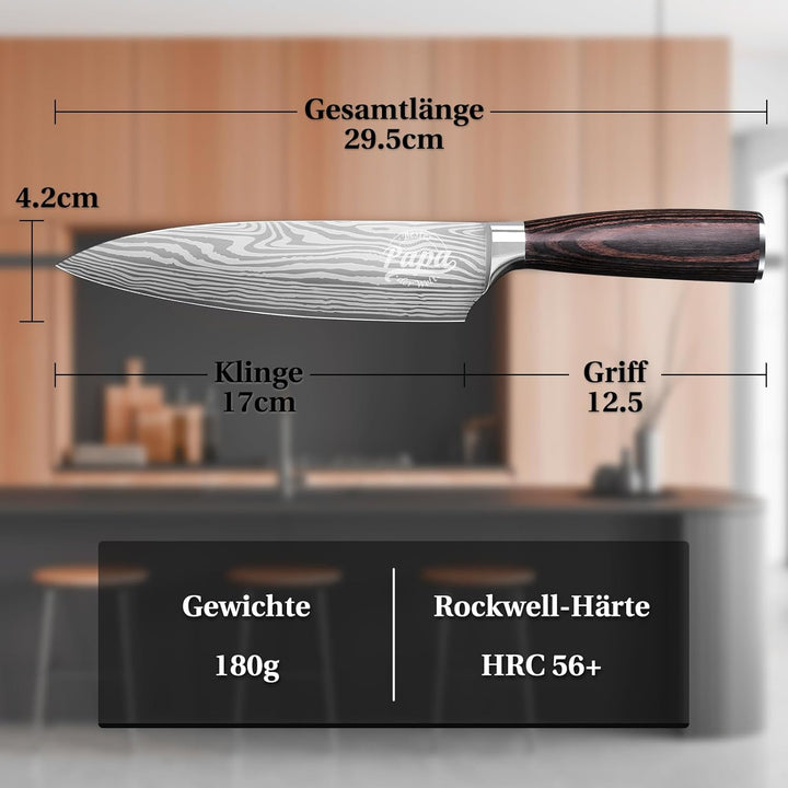 INOMO Geschenke für Männer, Küchenmesser Männer Geschenke für Papa Geburtstagsgeschenk für Männer, K