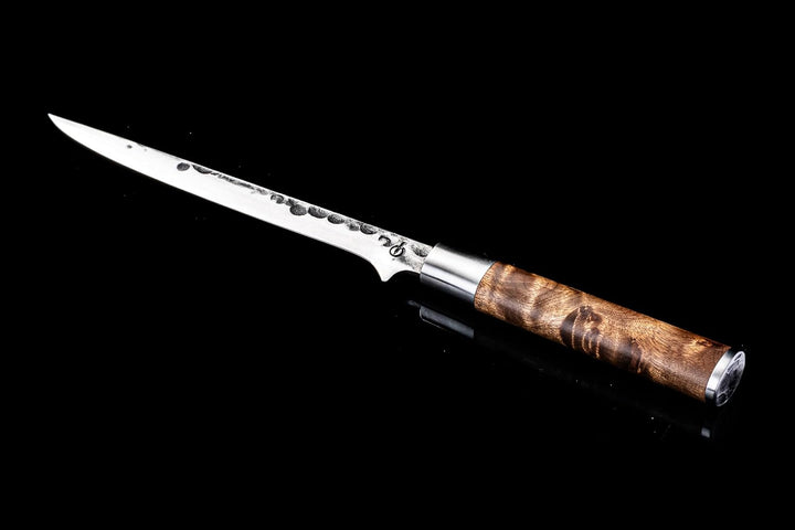 Forged VG10 Fischfiletiermesser, 18cm, handgefertigt, in Holzkiste
