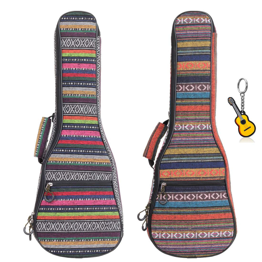 Print Ukulele Case 10mm Sponge Portable Wasserdichte Ukulelen Tasche Abdeckung Uke Gig Bag mit Zubeh