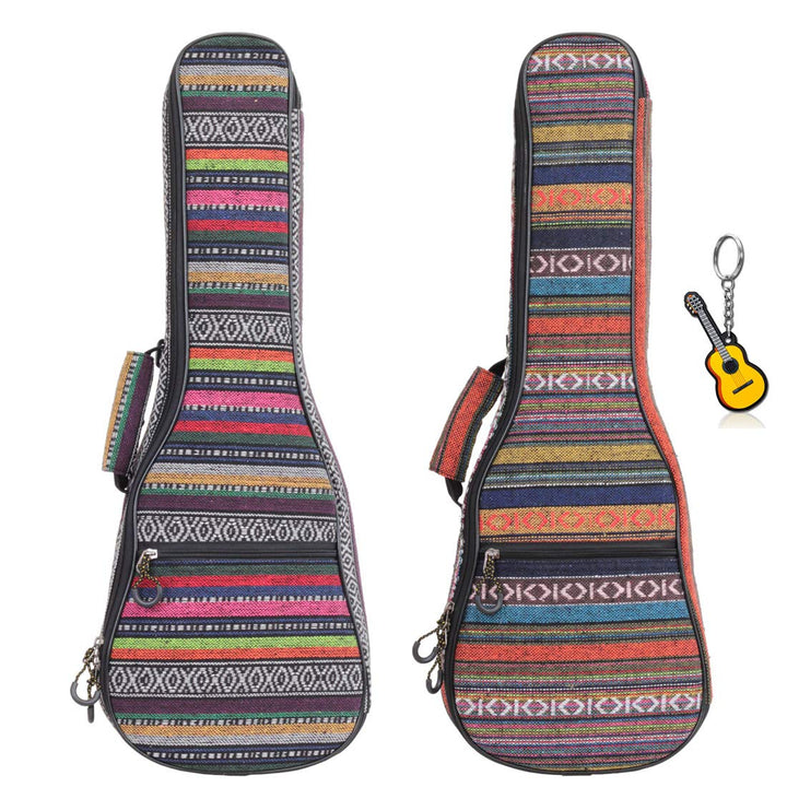 Print Ukulele Case 10mm Sponge Portable Wasserdichte Ukulelen Tasche Abdeckung Uke Gig Bag mit Zubeh
