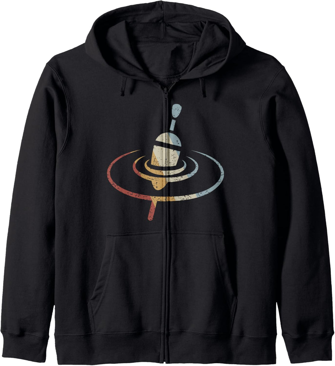 Posenfischen Schwimmer Retro Style Vintage Kapuzenjacke