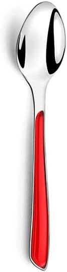 Amefa ECLAT Besteck Set , Rot , Essbesteck 24-teilig , für 6 Personen , Edelstahl rostfrei , hochwer