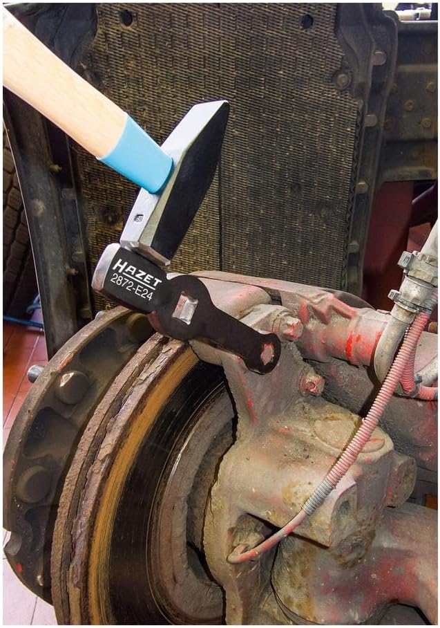 HAZET TORX Schlag-Schlüssel 2872-E24 | mit 2 Schlagflächen | zur Betätigung von TORX Schrauben, Brem