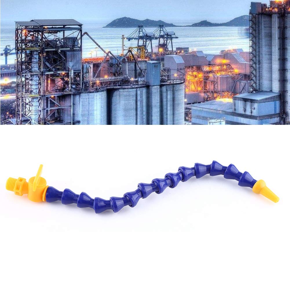 1/4 "PT Wasser Öl Kühlmittelschlauch, 12 stücke Runde Flache nase Drehmaschine CNC Maschine Flexible