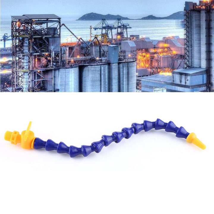 1/4 "PT Wasser Öl Kühlmittelschlauch, 12 stücke Runde Flache nase Drehmaschine CNC Maschine Flexible