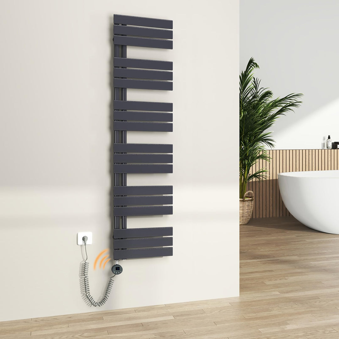S'AFIELINA Badheizkörper elektrisch mit Thermostat und WiFi, Handtuchheizkörper elektrisch 1599×400
