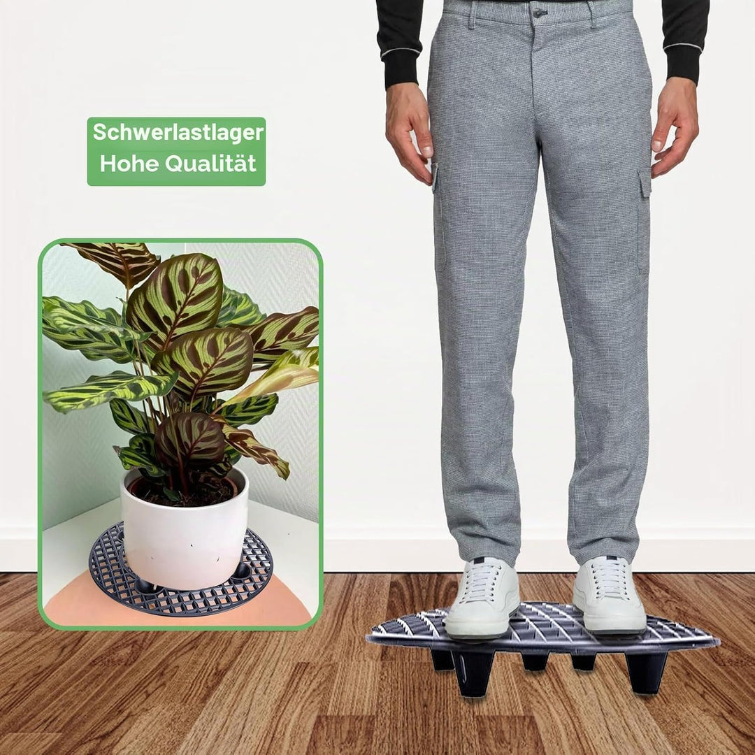 GAESHOW 6 Stück Blumentopfe Mesh Pads, Blumentopfgitter Matten, Bonsai Gitter, Kunststoff Blumentopf