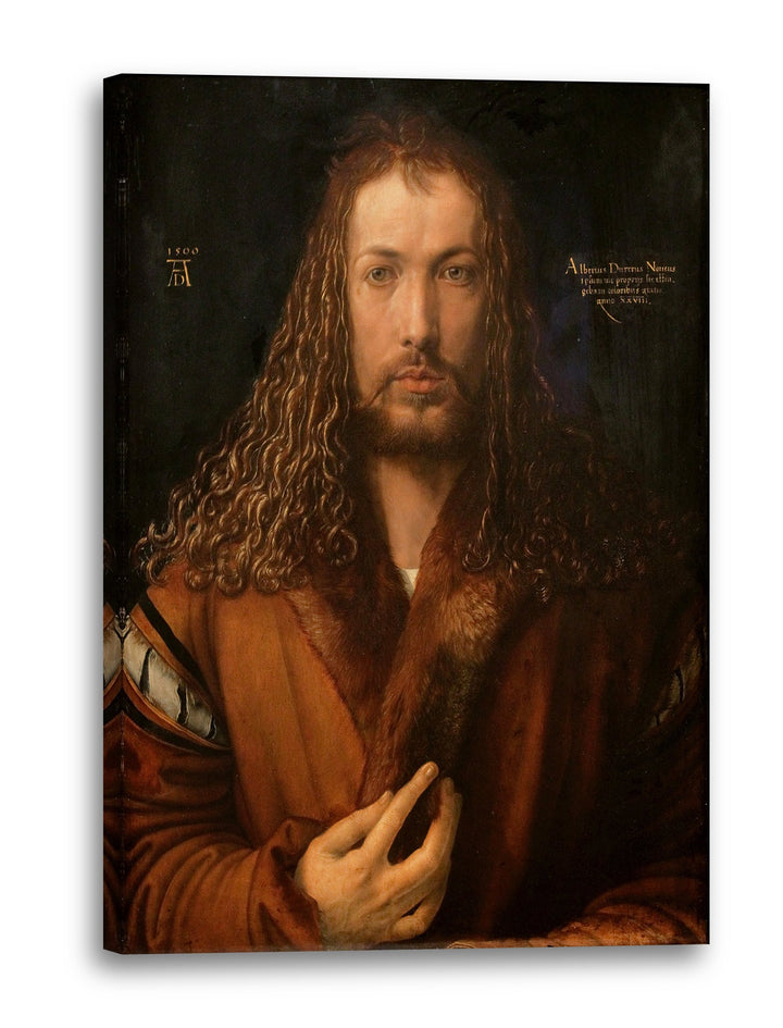 Printed Paintings Leinwand (70x100cm): Albrecht Dürer - Selbstbildnis 70x100 cm, 70x100 cm