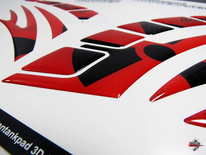 BIKE-label Seitentank Tankpad Motorrad Aufkleber Radioaktiv kompatibel für Honda 810076