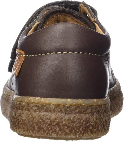 Naturino Carex VL-Sneaker aus gebürstetem Nappalede-Hellblau 30 EU Dunkelbraun, 30 EU Dunkelbraun
