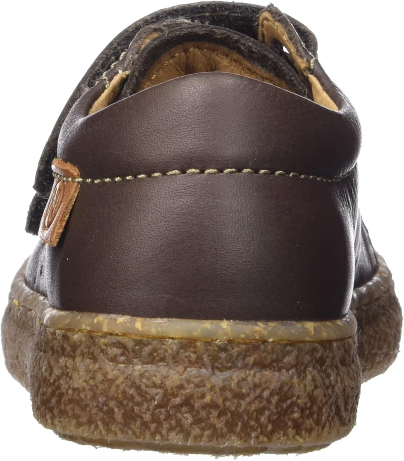 Naturino Carex VL-Sneaker aus gebürstetem Nappalede-Hellblau 30 EU Dunkelbraun, 30 EU Dunkelbraun