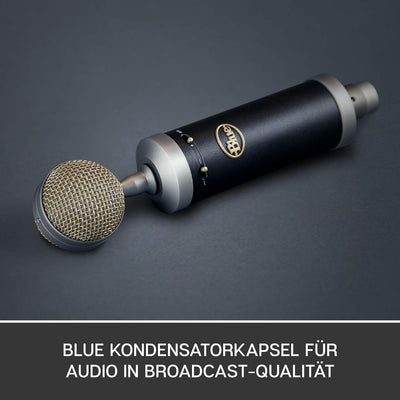 Blue Baby Bottle SL XLR Kondensatormikrofon für Aufnahmen und Streaming, mit Grossmembrankapsel, Hol